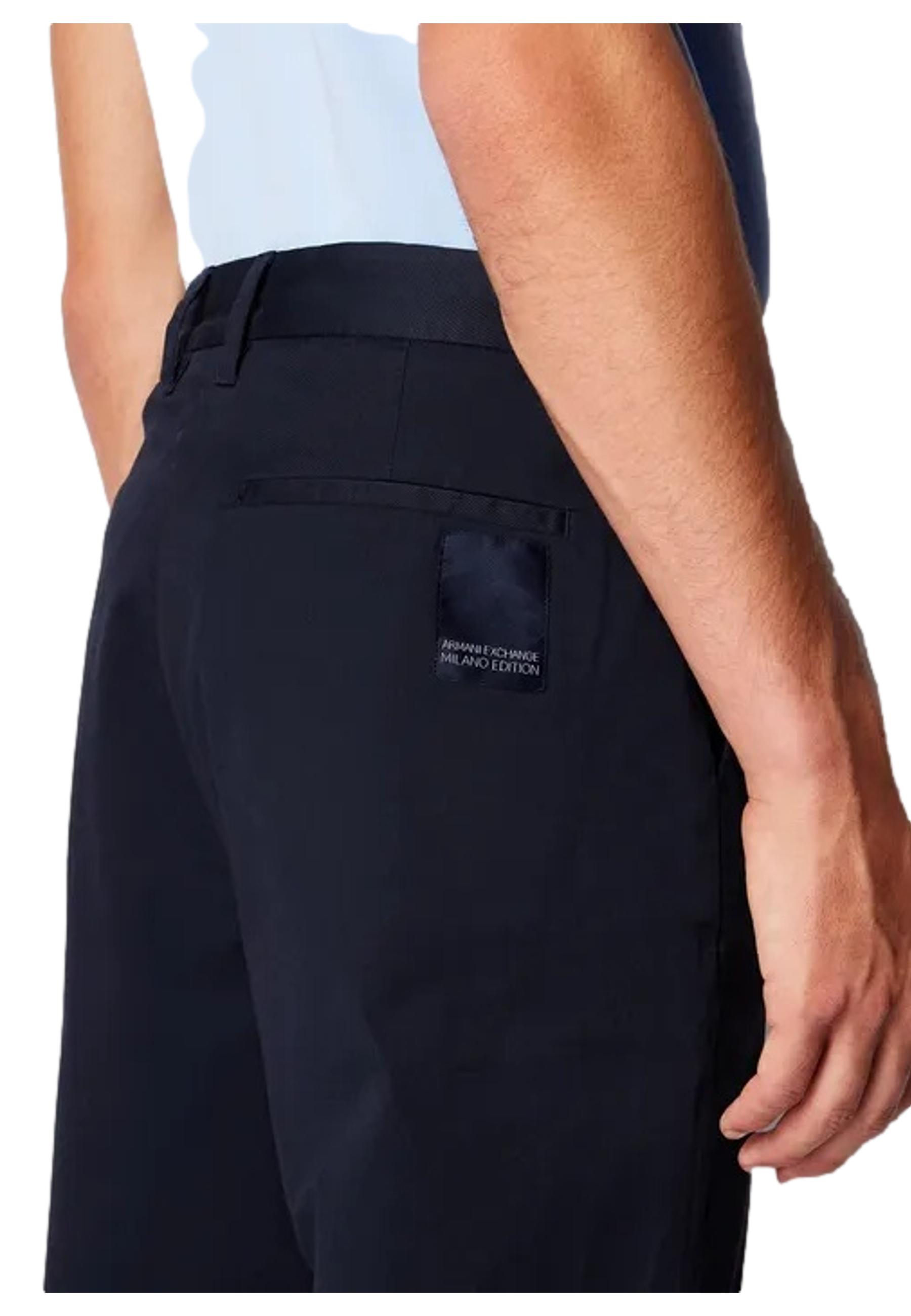 Cotton gabardine chino pants - ARMANI EXCHANGE - Finizio Collezioni